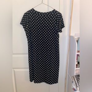 J Jill Wearable Collection Black And White Dress